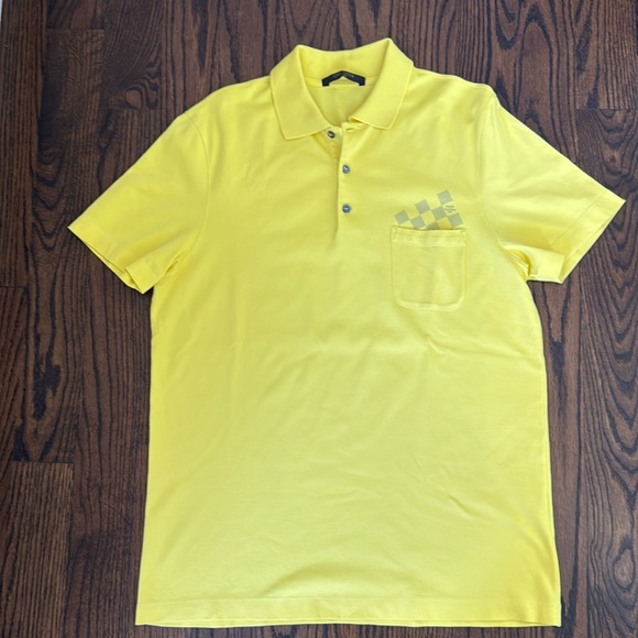 Louis Vuitton yellow polo - Picture 1 of 5